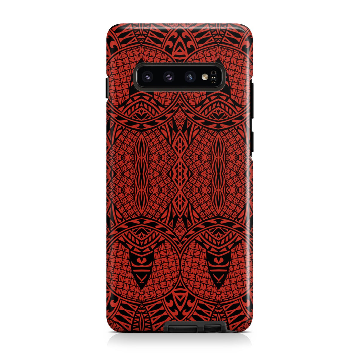 Polynesian Tough Case Red Samsung Galaxy S10+ - Polynesian Pride