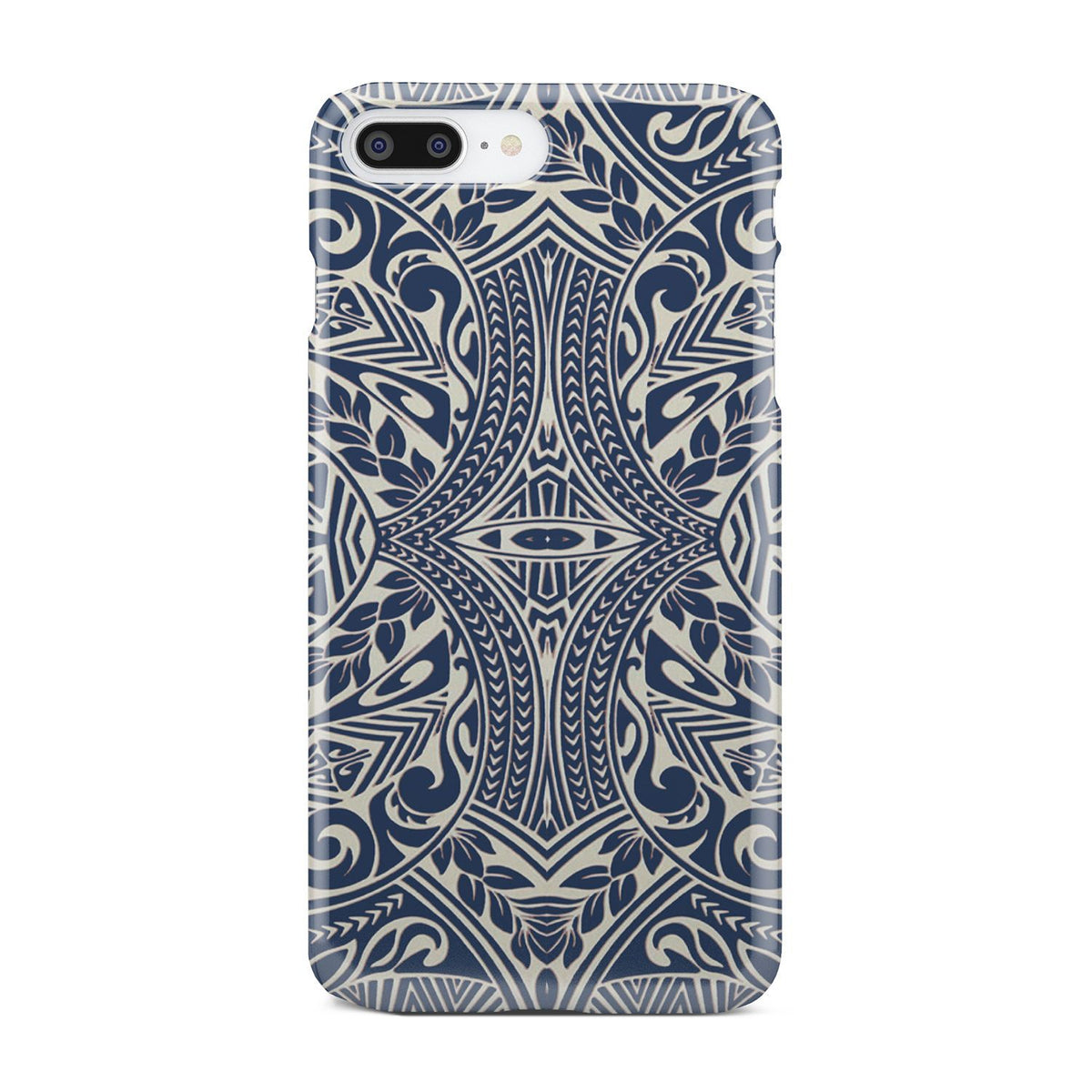 Polynesian Phone Case Blue iPhone 8 Plus - Polynesian Pride