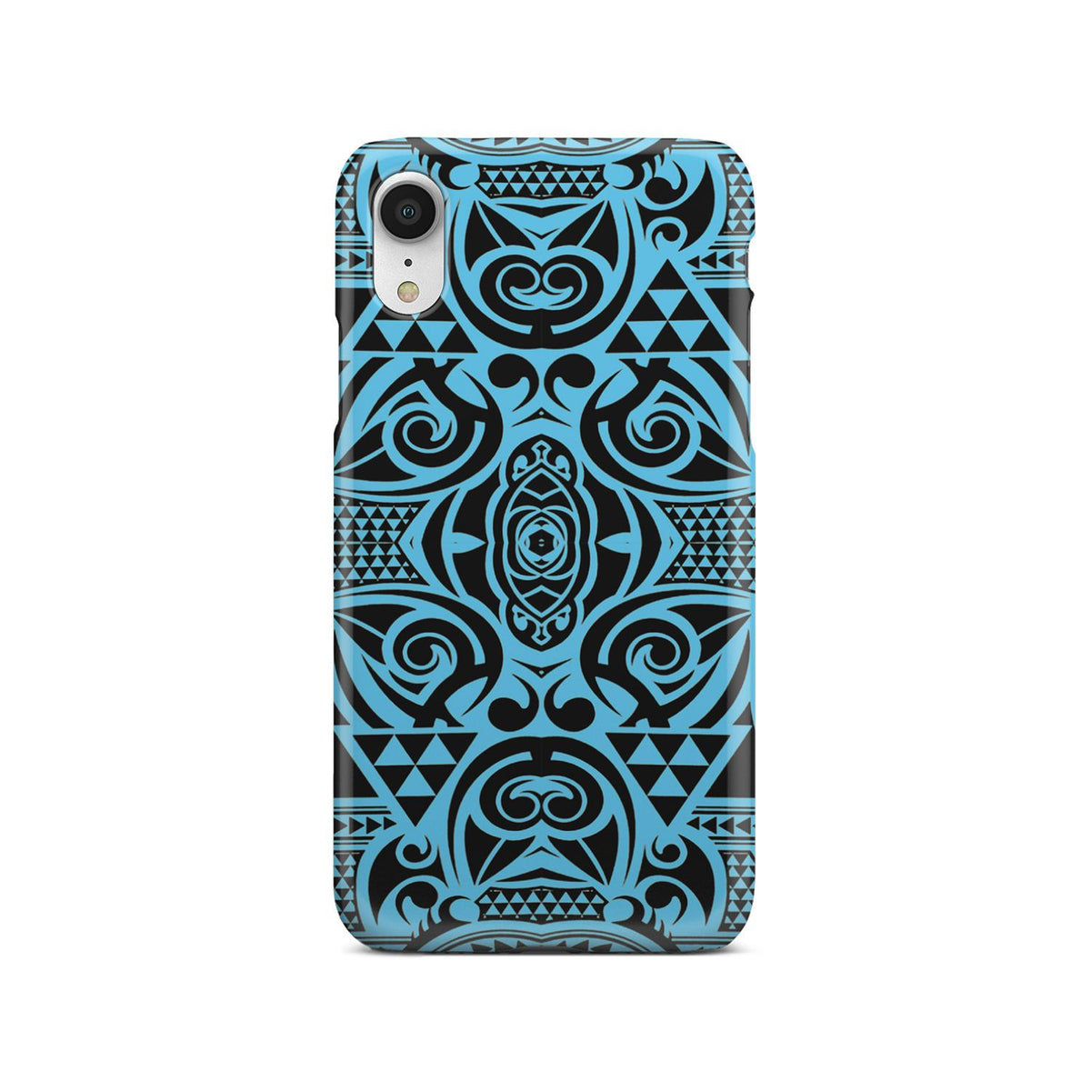 Polynesian Phone Case Grown Blue White iPhone Xr - Polynesian Pride