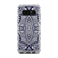 Polynesian Tough Case Blue And White Samsung Galaxy Note 8 - Polynesian Pride