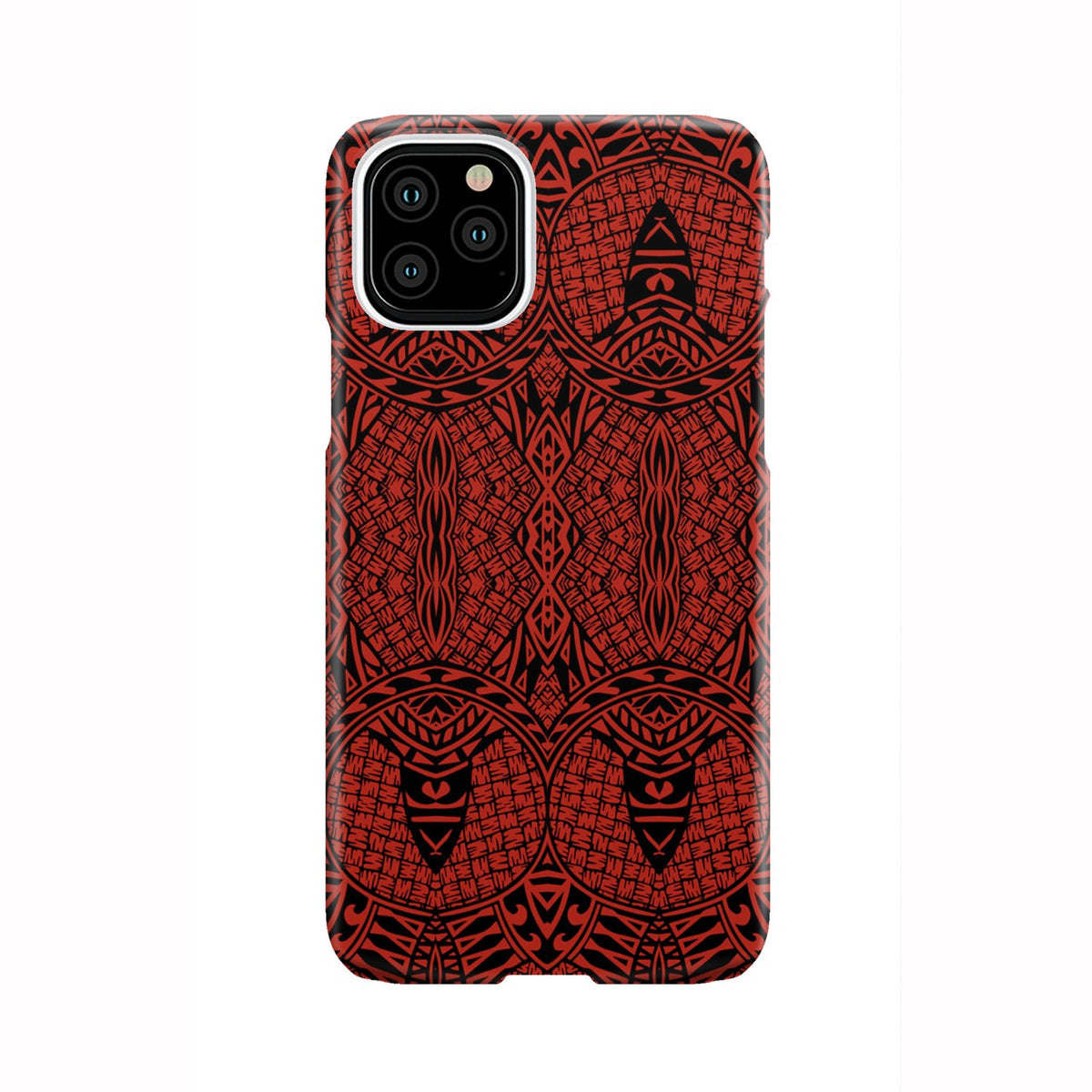 Polynesian Phone Case Red iPhone 11 Pro - Polynesian Pride