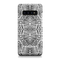 Polynesian Phone Case White And Black Samsung Galaxy S10 - Polynesian Pride