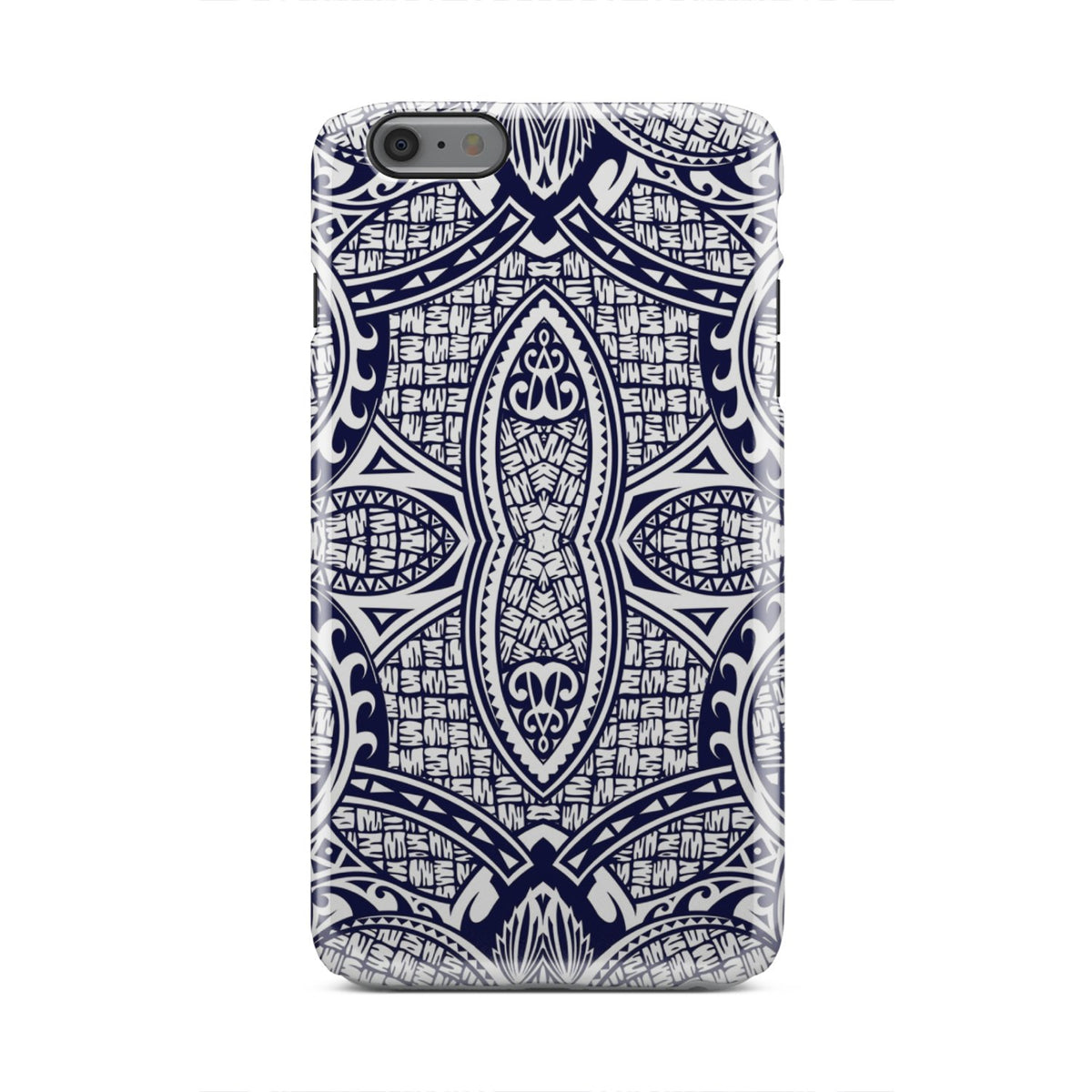 Polynesian Tough Case Blue And White iPhone 6s Plus - Polynesian Pride