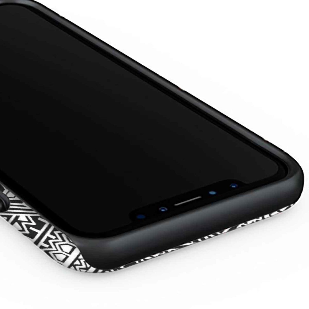 Polynesian Tough Case White And Black - Polynesian Pride