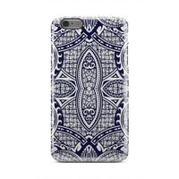 Polynesian Tough Case Blue And White iPhone 6 Plus - Polynesian Pride