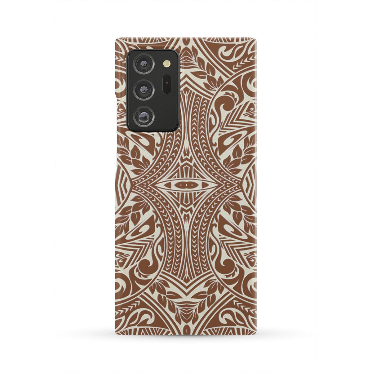 Polynesian Tribal Phone Case Brown Samsung Galaxy Note 20 Ultra - Polynesian Pride