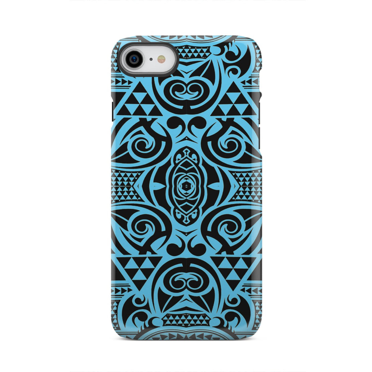 Polynesian Tough Case Grown Blue White iPhone 8 - Polynesian Pride