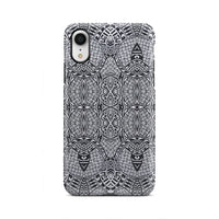 Polynesian Tough Case Black And White iPhone Xr - Polynesian Pride