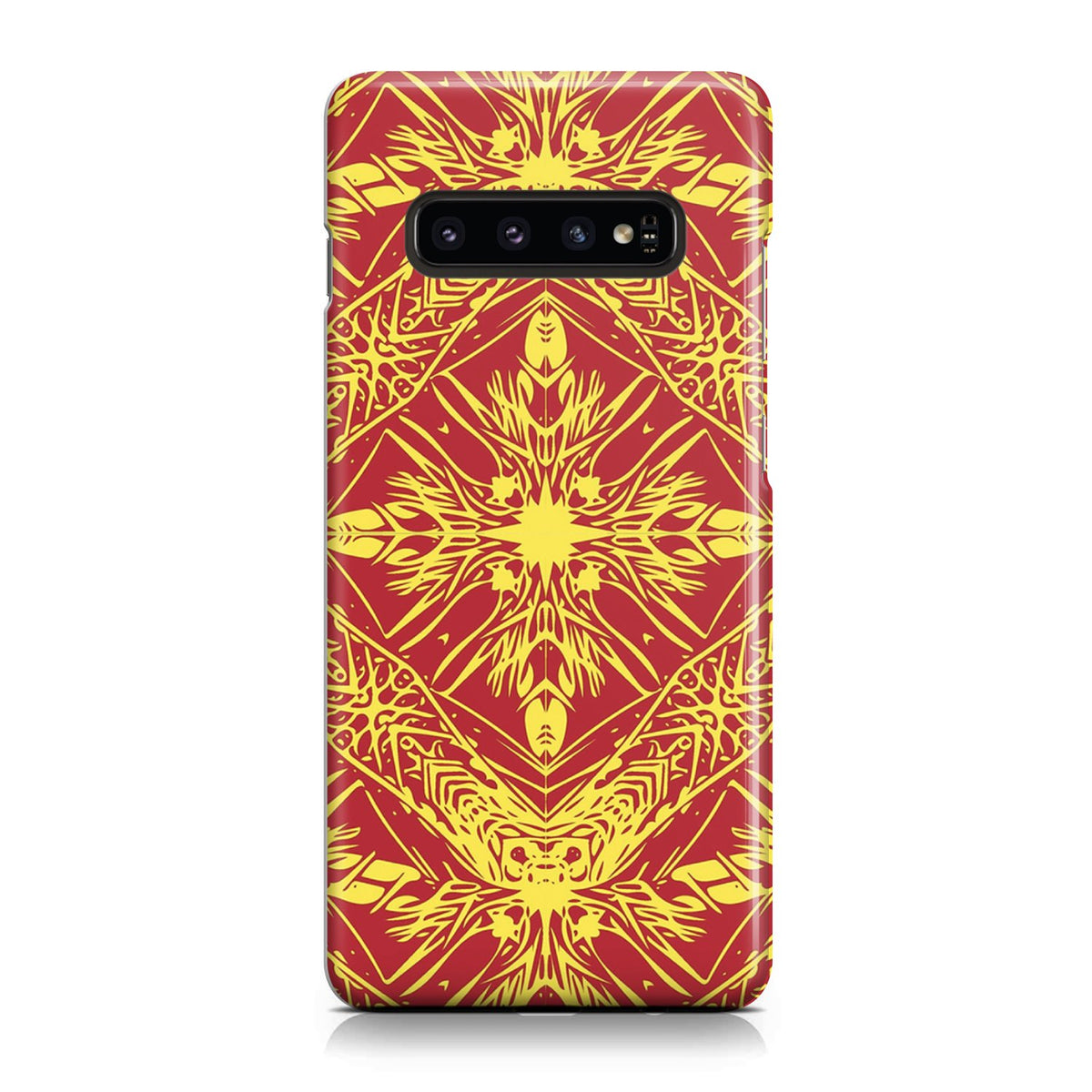 Polynesian Phone Case Orange Samsung Galaxy S10 Plus - Polynesian Pride