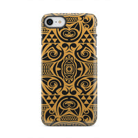 Polynesian Tough Case Yellow Black iPhone 8 - Polynesian Pride