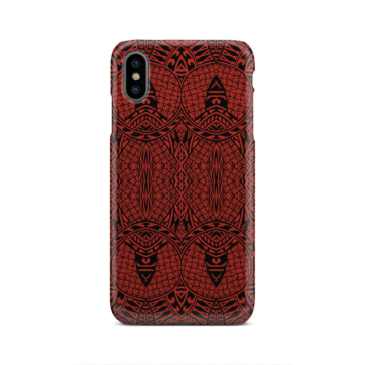 Polynesian Phone Case Red iPhone Xs Max - Polynesian Pride