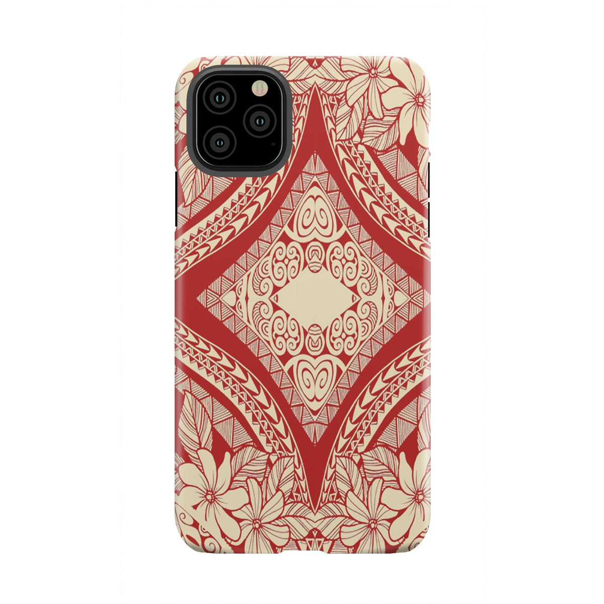 Polynesian Tough Case Red And Yellow iPhone 11 Pro Max - Polynesian Pride