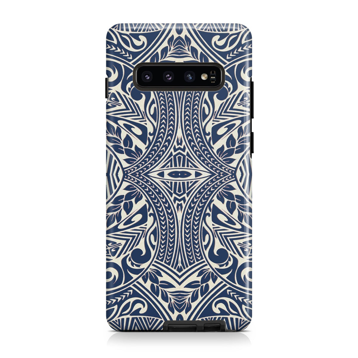 Polynesian Tough Case Blue Samsung Galaxy S10 - Polynesian Pride