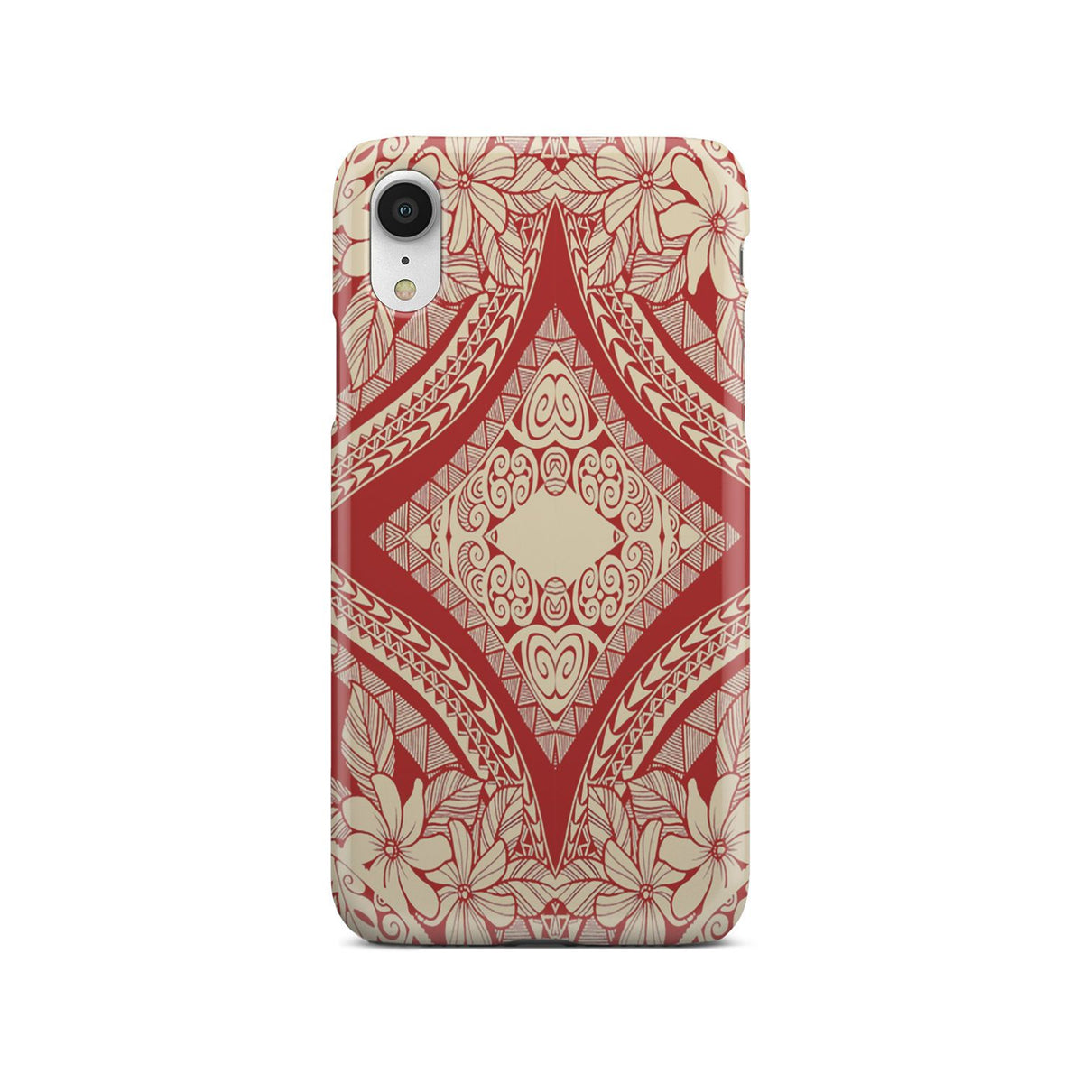 Polynesian Phone Case Red And Yellow iPhone Xr - Polynesian Pride