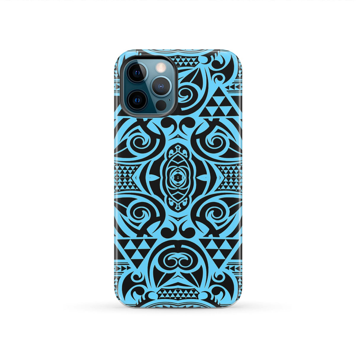 Polynesian Tough Case Grown Blue White iPhone 12 Pro - Polynesian Pride