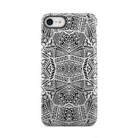 Polynesian Tough Case White And Black iPhone 8 - Polynesian Pride