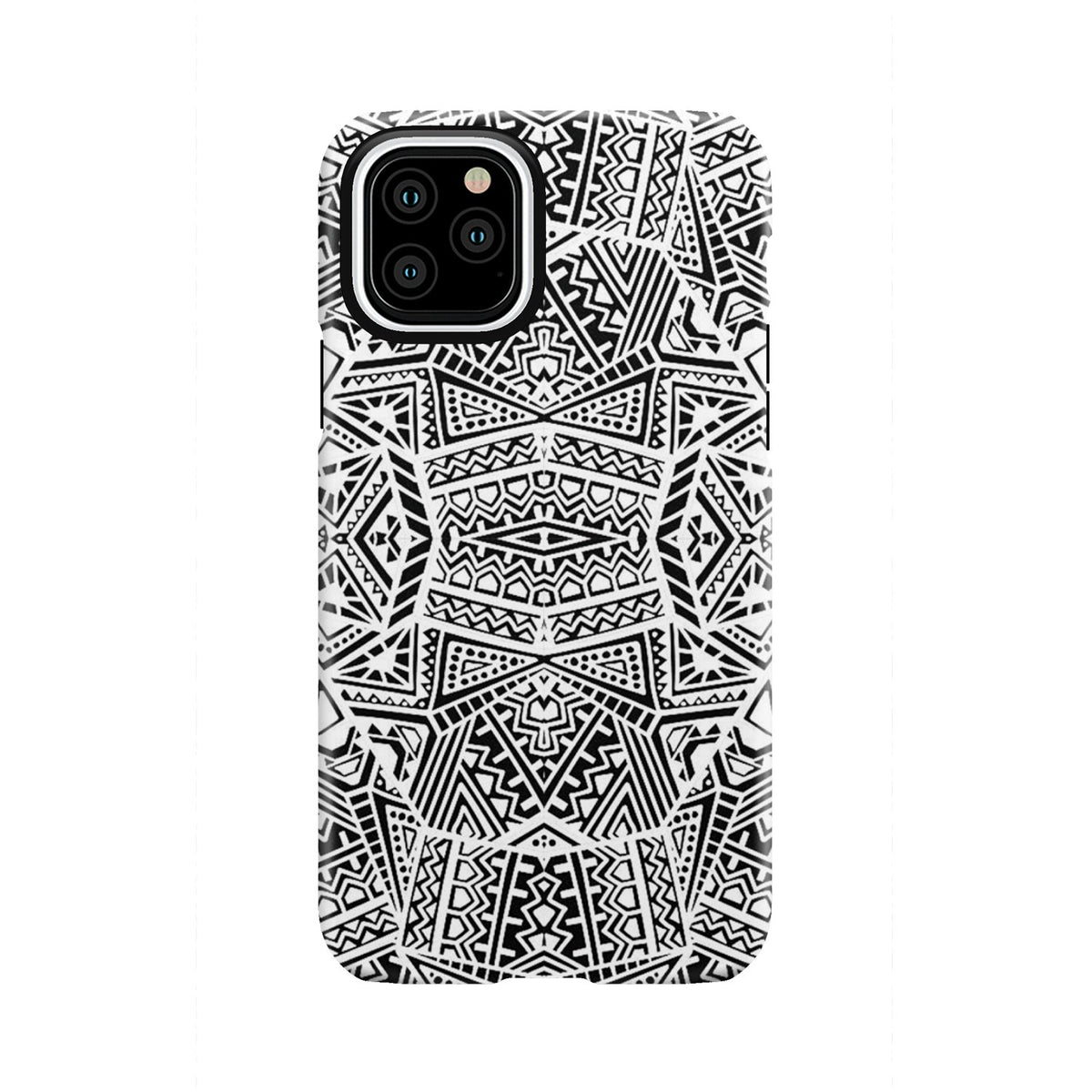 Polynesian Tough Case White And Black iPhone 11 Pro - Polynesian Pride