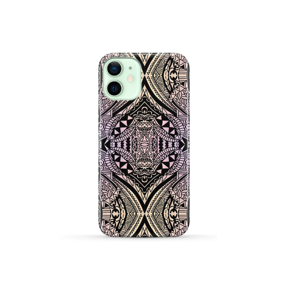 Polynesian Phone Case Blur iPhone 12 Mini - Polynesian Pride