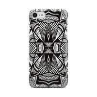 Polynesian Tribal Phone Case White And Black iPhone 7 - Polynesian Pride