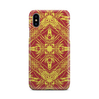Polynesian Phone Case Orange iPhone Xs - Polynesian Pride
