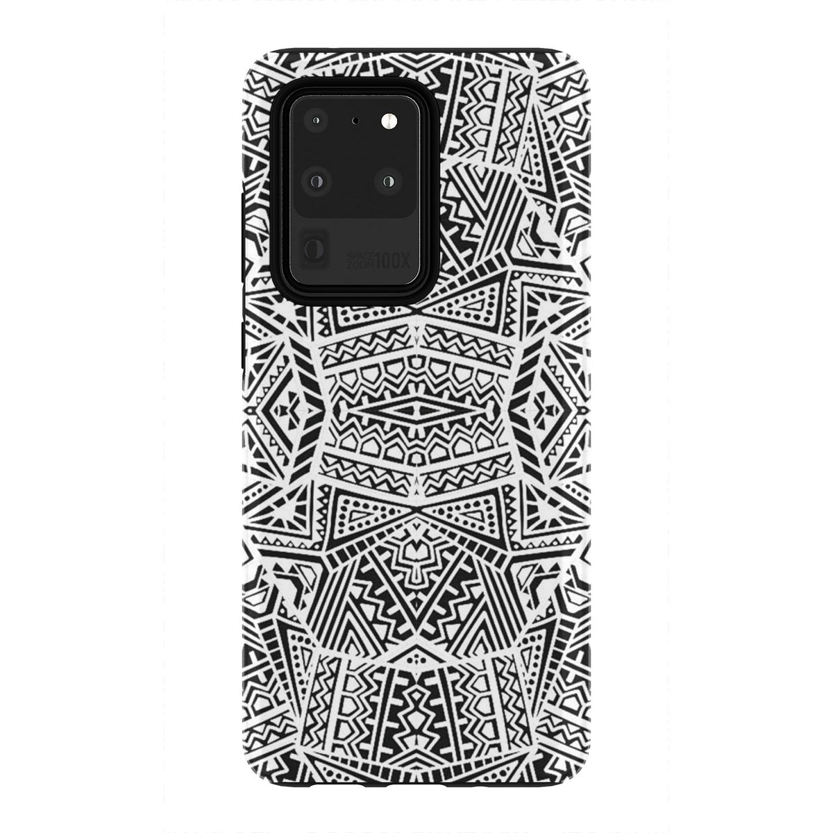 Polynesian Tough Case White And Black Samsung Galaxy S20 Ultra - Polynesian Pride