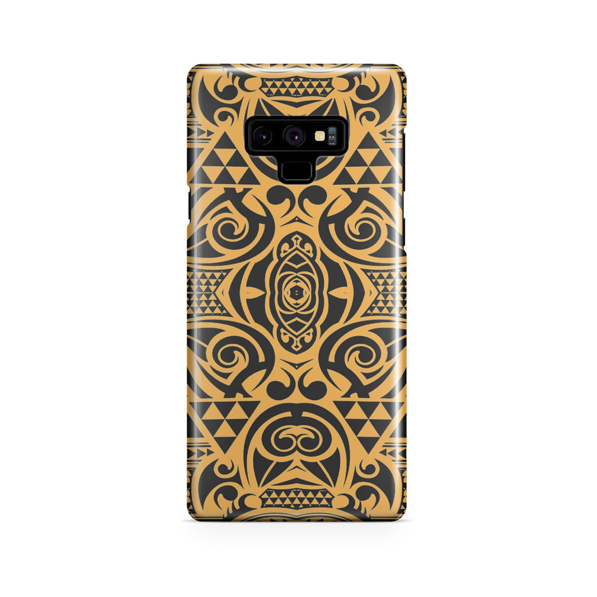 Polynesian Phone Case Yellow Black Samsung Galaxy Note 9 - Polynesian Pride