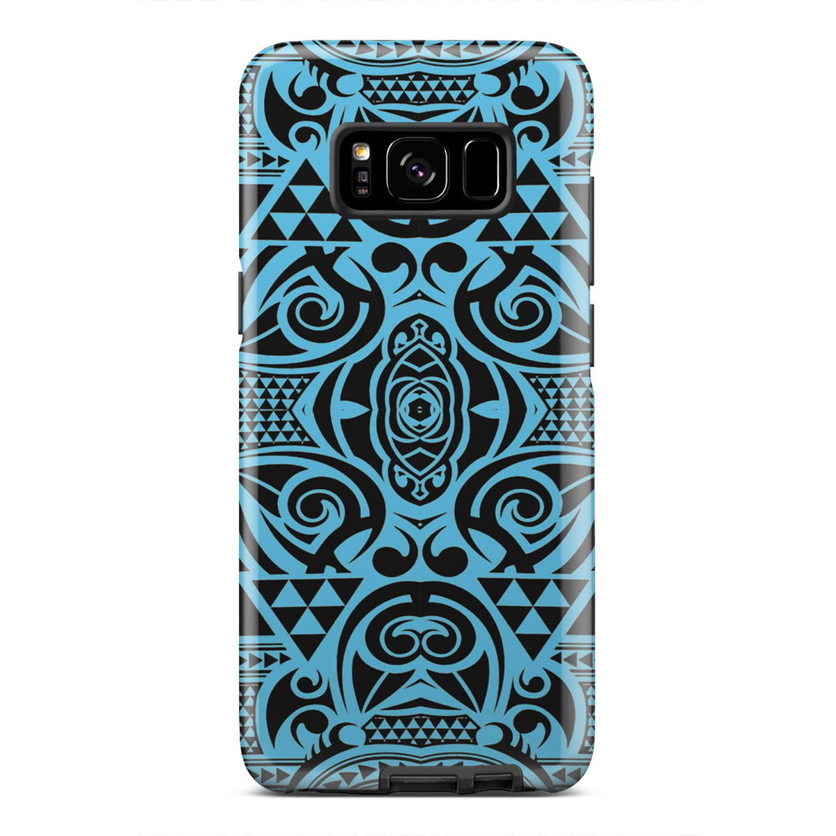 Polynesian Tough Case Grown Blue White Samsung Galaxy S8 - Polynesian Pride