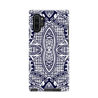 Polynesian Tough Case Blue And White Samsung Galaxy Note 10 Plus - Polynesian Pride