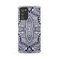 Polynesian Tough Case Blue And White Samsung Galaxy Note 20 - Polynesian Pride