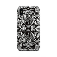 Polynesian Tribal Phone Case White And Black iPhone Xs Max - Polynesian Pride