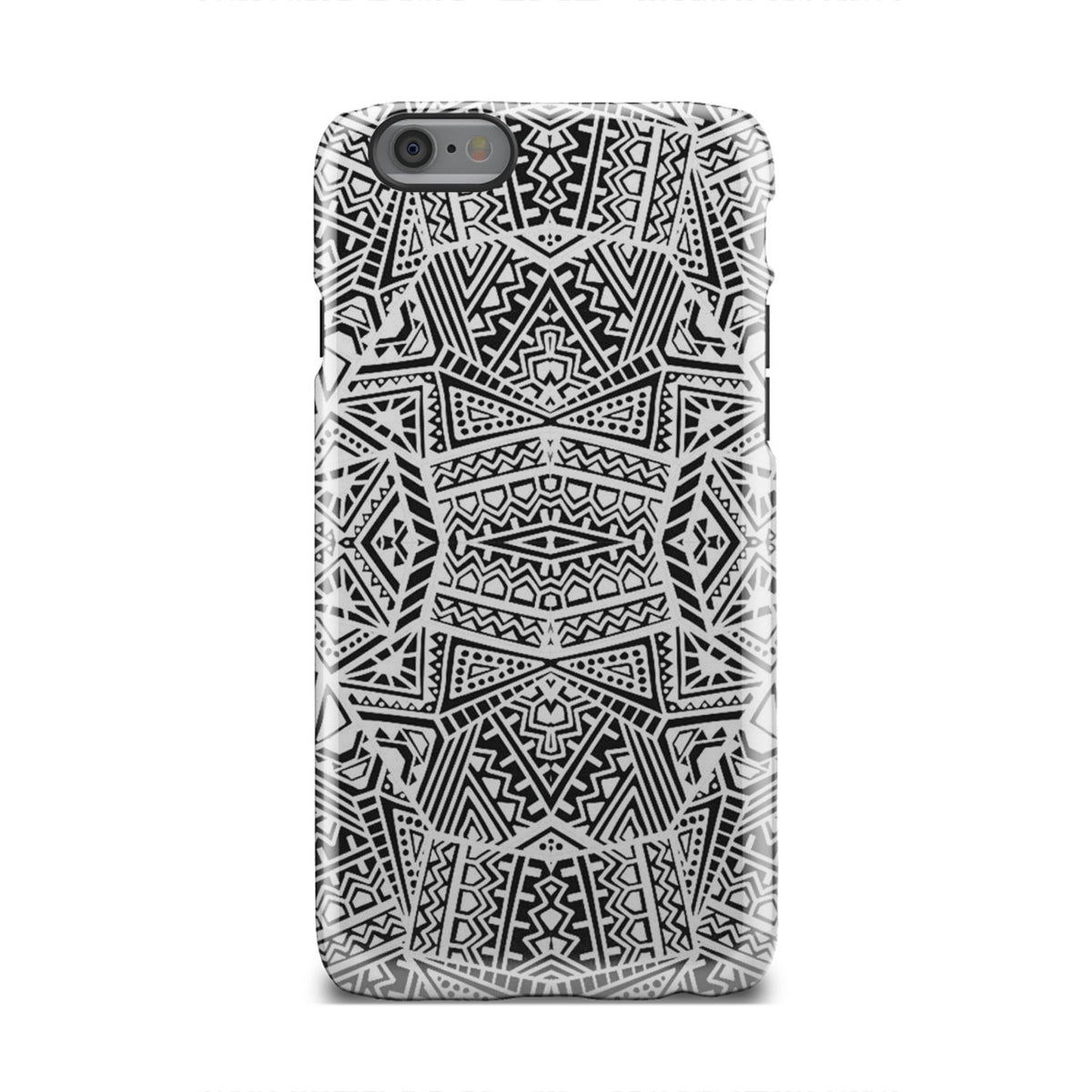 Polynesian Tough Case White And Black iPhone 6 - Polynesian Pride