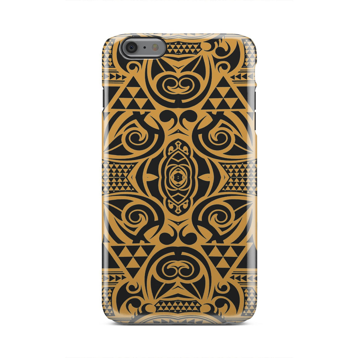 Polynesian Tough Case Yellow Black iPhone 6s Plus - Polynesian Pride