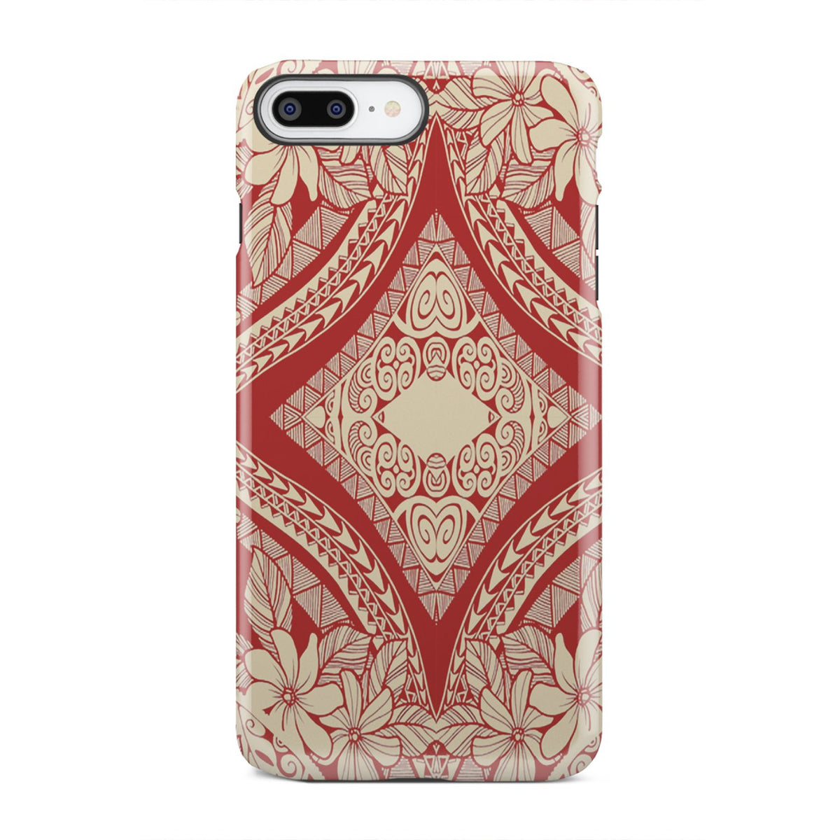 Polynesian Tough Case Red And Yellow iPhone 7 Plus - Polynesian Pride