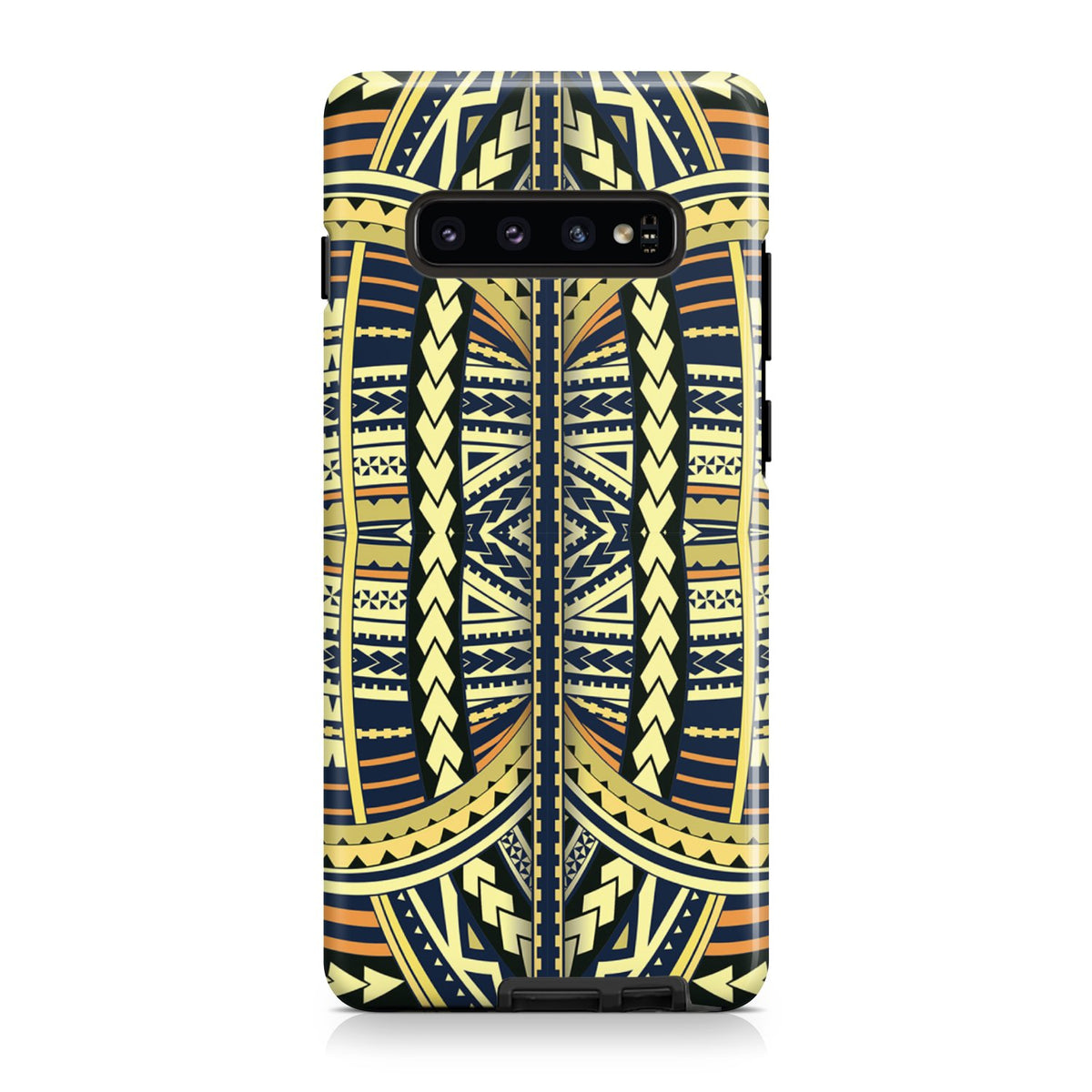 Polynesian Tough Case Yellow Samsung Galaxy S10+ - Polynesian Pride