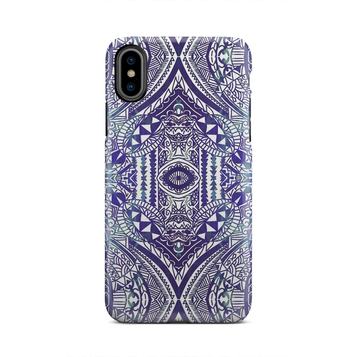 Polynesian Tough Case Violet iPhone X - Polynesian Pride
