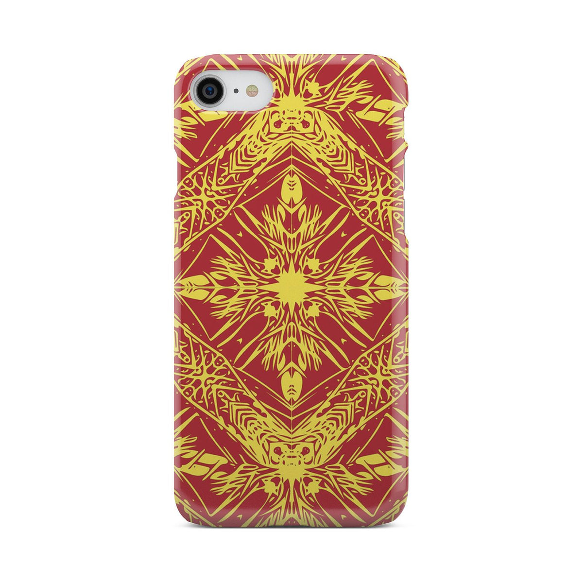 Polynesian Phone Case Orange iPhone 8 - Polynesian Pride