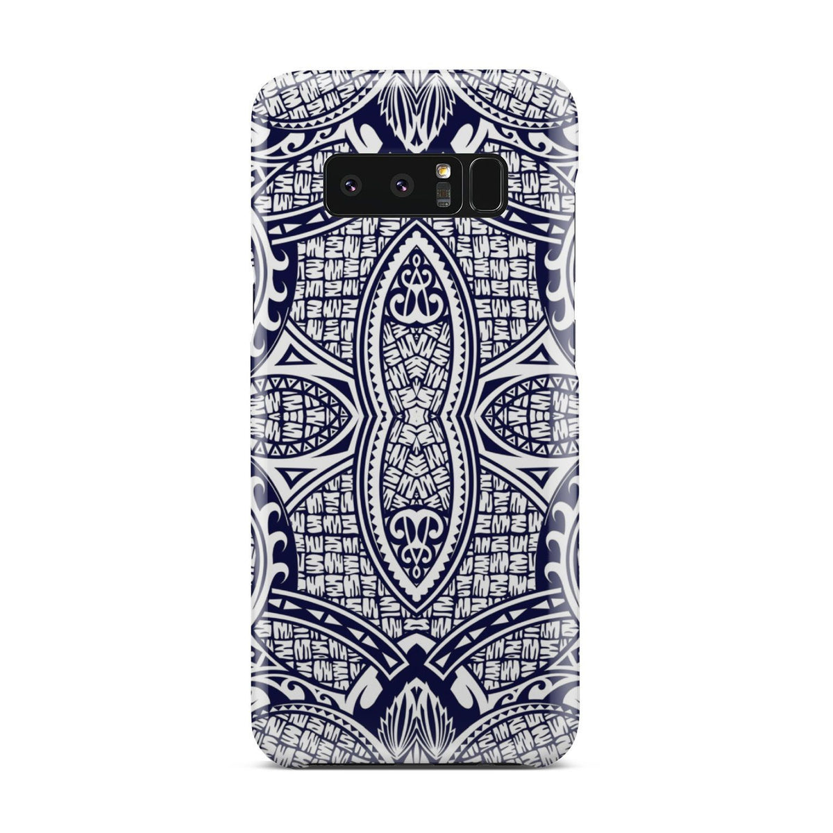 Polynesian Phone Case Blue And White Samsung Galaxy Note 8 - Polynesian Pride