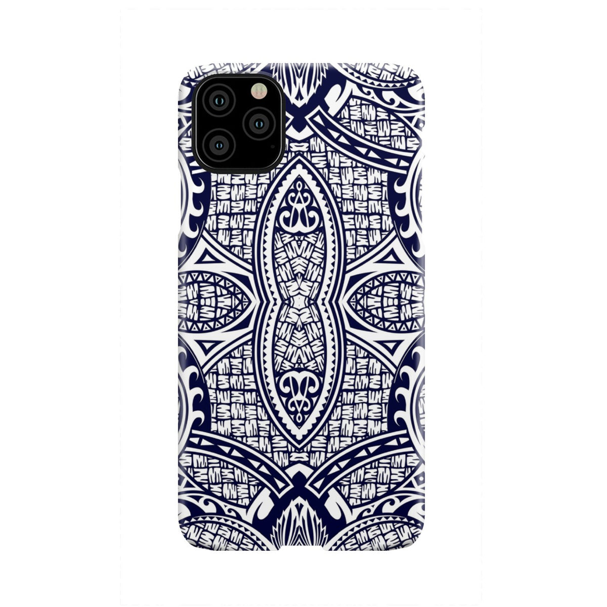Polynesian Phone Case Blue And White iPhone 11 Pro Max - Polynesian Pride