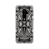 Polynesian Tribal Phone Case White And Black Samsung Galaxy S9 Plus - Polynesian Pride