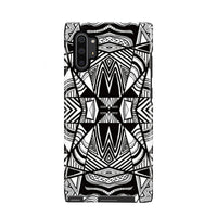 Polynesian Tribal Tough Case White And Black Samsung Galaxy Note 10 Plus - Polynesian Pride