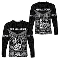 New Caledonia Long Sleeve Shirts Simple Style - Black LT8 Unisex Black - Polynesian Pride