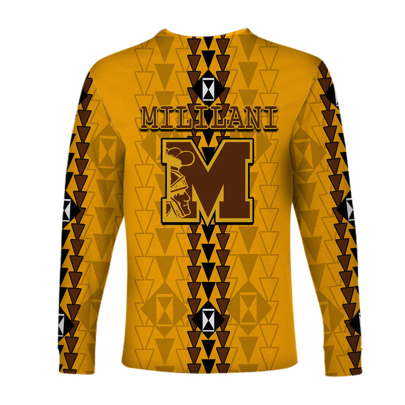 Hawaii - Mililani High Mix Kakau Long Sleeve Shirts LT6 - Polynesian Pride