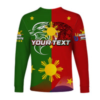 (Custom Personalised)Philippines Long Sleeve Shirt BBM AND SARA 2022 LT6 - Polynesian Pride