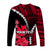 (Custom Personalised)Wallis and Futuna Long Sleeve Shirts Polynesian Style Red Color LT6 - Polynesian Pride