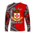 (Custom Personalised)Kolisi Tonga Long Sleeve Shirt Tonga Patterns Style LT6 - Polynesian Pride