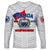 Samoa Independence Long Sleeve Shirt 2023 White Style LT6 - Polynesian Pride