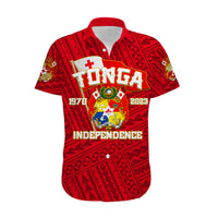 Tonga Independence Hawaiian Shirt 2023 Red Style LT6 - Polynesian Pride