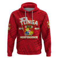 Tonga Independence Hoodie 2023 Red Style LT6 - Polynesian Pride