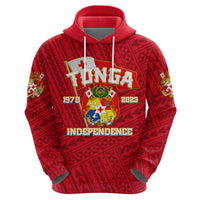 Tonga Independence Hoodie 2023 Red Style LT6 - Polynesian Pride