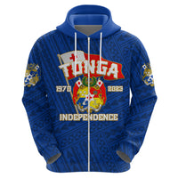 Tonga Independence Hoodie 2023 Blue Style LT6 - Polynesian Pride